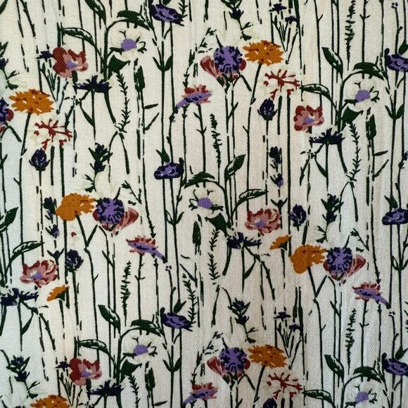 Selected Homme Floral Men Shirt Size L Short Sleeves Organic Cotton /Viscose - Picture 10 of 12